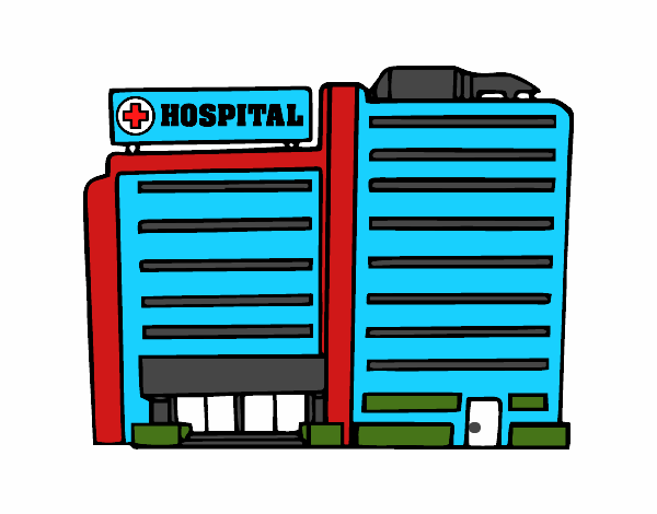 Desenhos de Material para o hospital para colorir, jogos de pintar