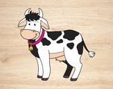 Desenho Vaca de fazenda pintado por Keithy 