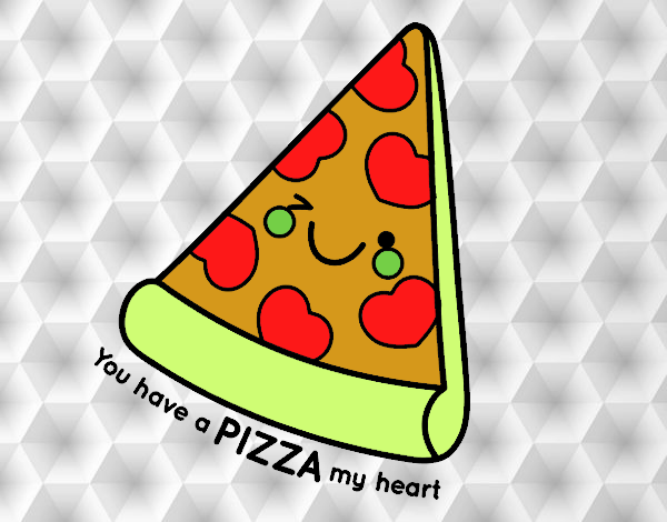 Desenho You have a pizza my heart pintado por mcastrode