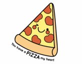 Desenho You have a pizza my heart pintado por DValero