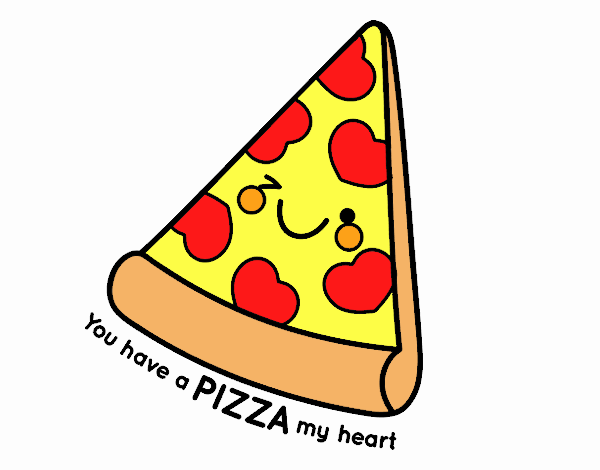 Desenho You have a pizza my heart pintado por Jujuli