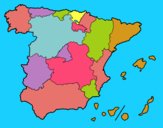 Desenho As Comunidades Autónomas de Espanha pintado por FidgetyAxe