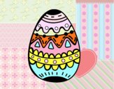 El ovo da páscoa decorado