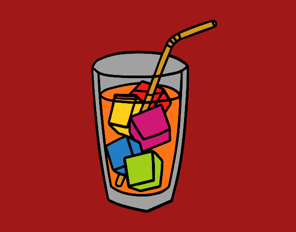 Desenho Un copo de refrigerante pintado por DIDY