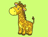 Desenho Uma girafa pintado por beca-loka