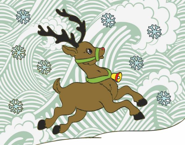 Uma rena do Natal