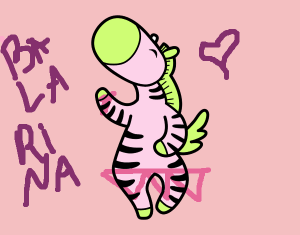Zebra bailarina