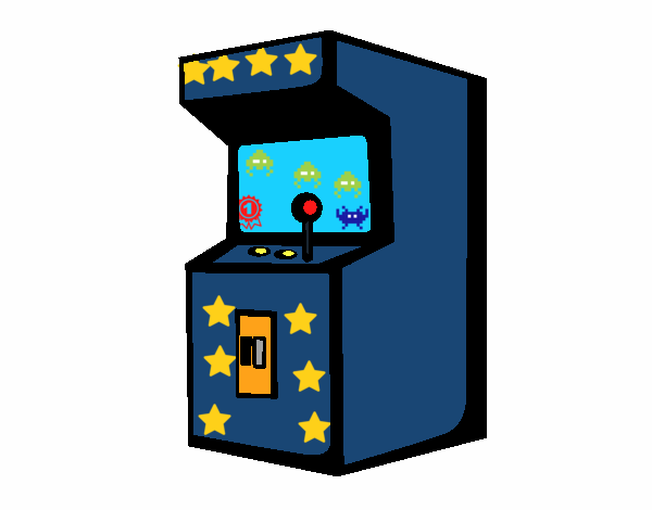 Desenho de Arcade pintado e colorido por Usuário não registrado o