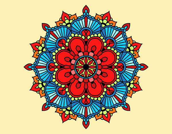 Mandala flash floral