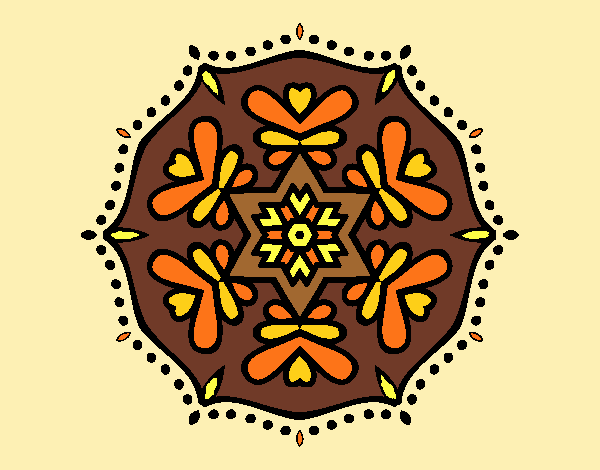 Mandala simétrica