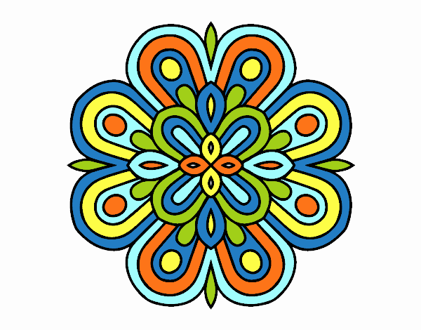 Desenho Mandala de arte visual pintado por Craudia