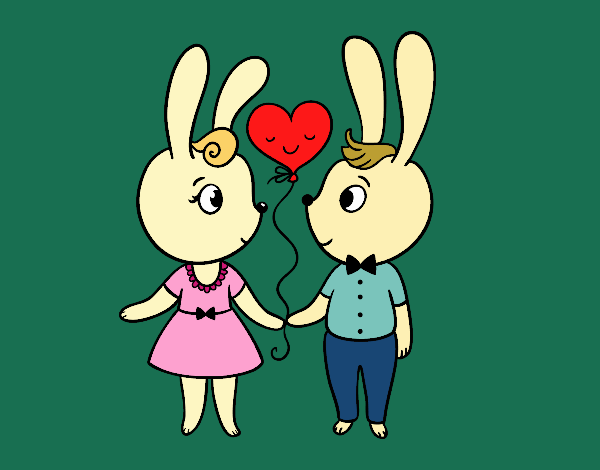 Coelhinhos apaixonados