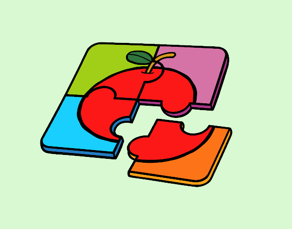 Desenho de Um quebra-cabeça pintado e colorido por Usuário não registrado o  dia 27 de Novembro do 2019