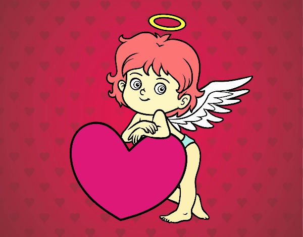 Cupido e um coração