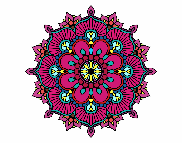 Mandala flash floral