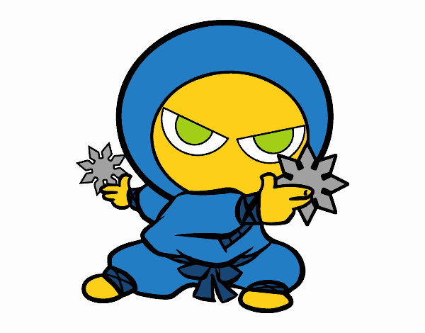 Desenho de Menino ninja pintado e colorido por Usuário não registrado o dia  16 de Janeiro do 2019