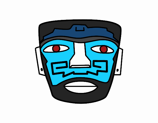 Máscara ancestral Aztec