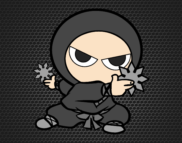 Desenho de Menino ninja pintado e colorido por Usuário não registrado o dia  03 de Abril do 2018