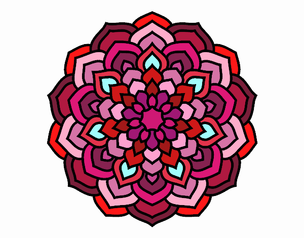 Mandala pétalas de flores