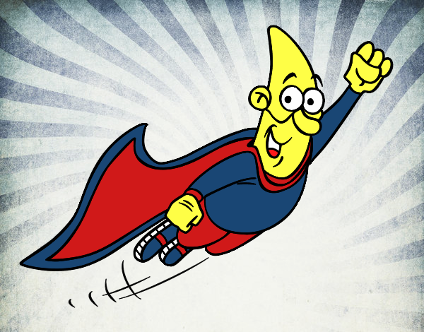 Super-herói voando