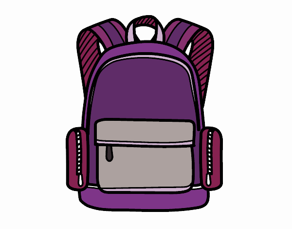 Uma mochila escolar