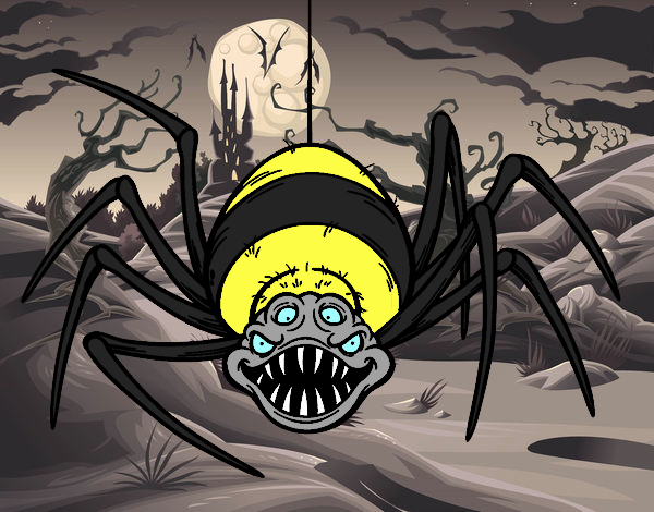 Aranha assustadora