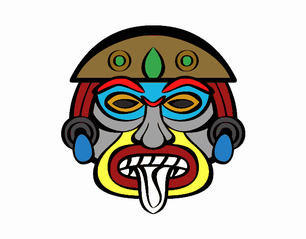 mascara asteca 