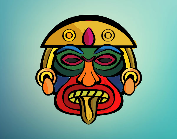 Máscara asteca