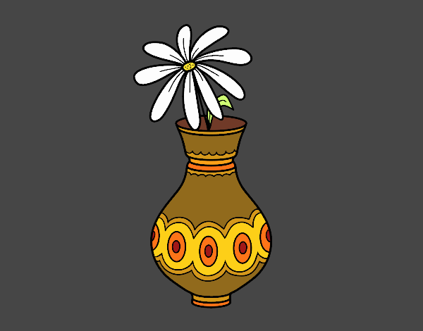 Uma flor em um vaso