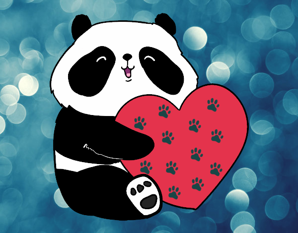 Panda do Dia dos Namorados