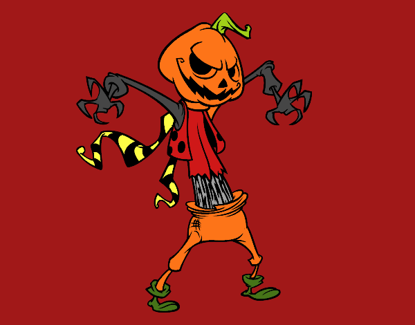 Abóbora de Halloween monstrosa