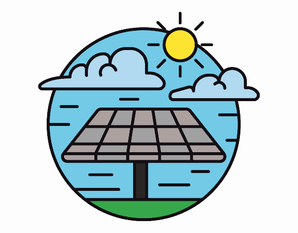 Desenho de Energia solar pintado e colorido por Usuário não registrado o  dia 05 de Março do 2021