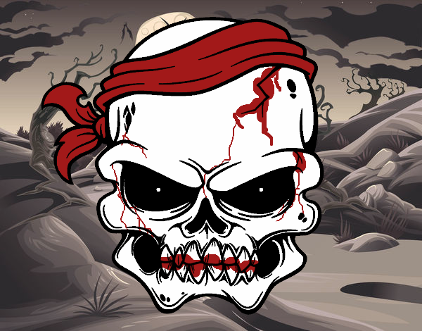 Cranio Pirata Terro 2