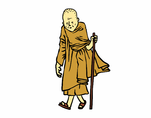 Um monge budista