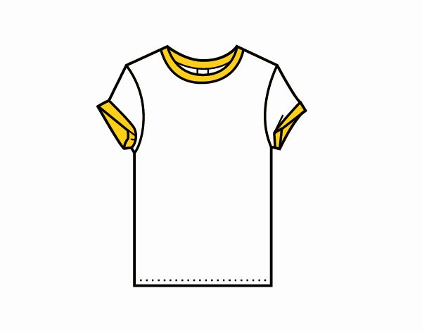 Desenho de T-shirt moderna pintado e colorido por Usuário não registrado o  dia 10 de Março do 2022