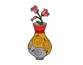 Flor de convolvulus em um vaso