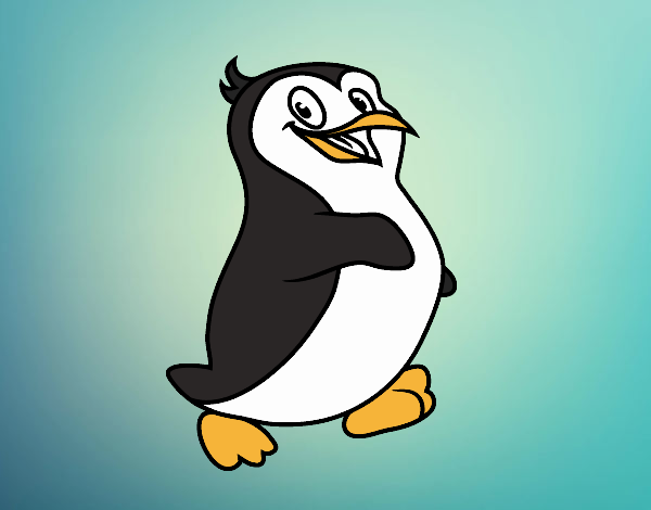 Um pinguim antártico
