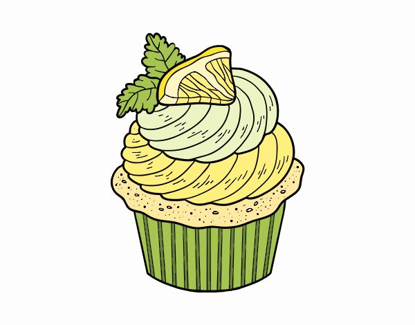 Cupcake de limão siciliano 