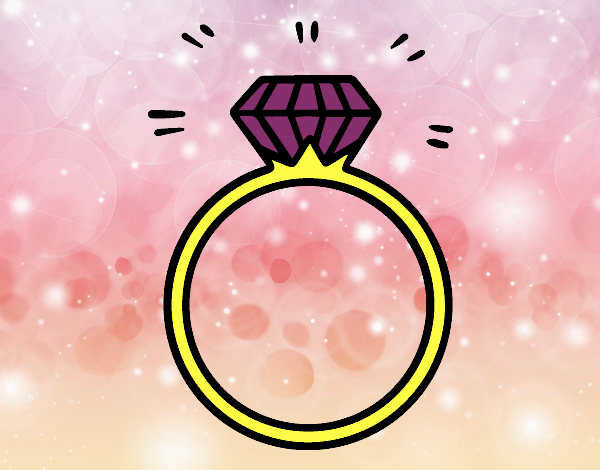 Um anel de noivado