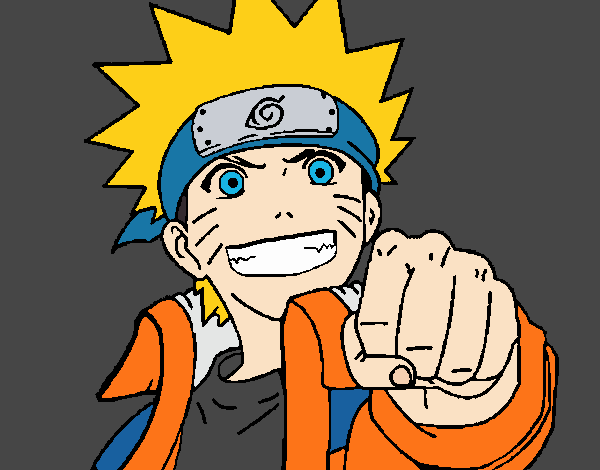 Naruto sorrindo