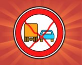 Ultrapassar proibido para caminhões