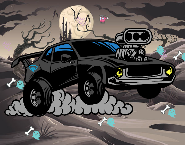 o carro da floresta assombrada