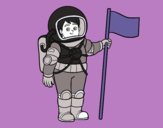 Um astronauta