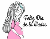 Mamã grávida no Dia da Mãe