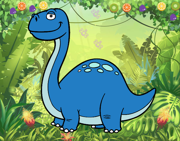 dinossauro azul