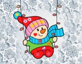 Baloiço do boneco de neve