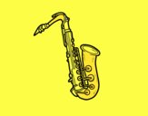Um saxofone tenor