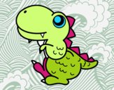 Estegossauro de perfil