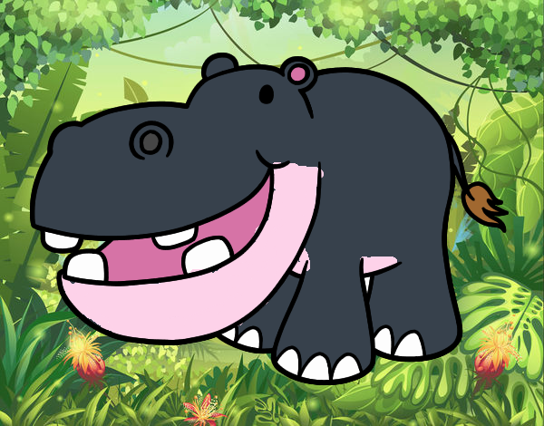 hippo pigimeu dos desenhos animados