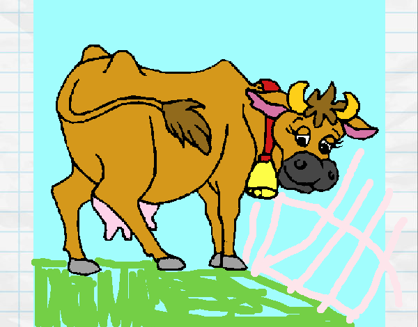 vaca no quintal